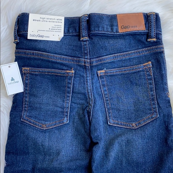 GAP toddler boys dark blue jeans - size 3T - Picture 4 of 8